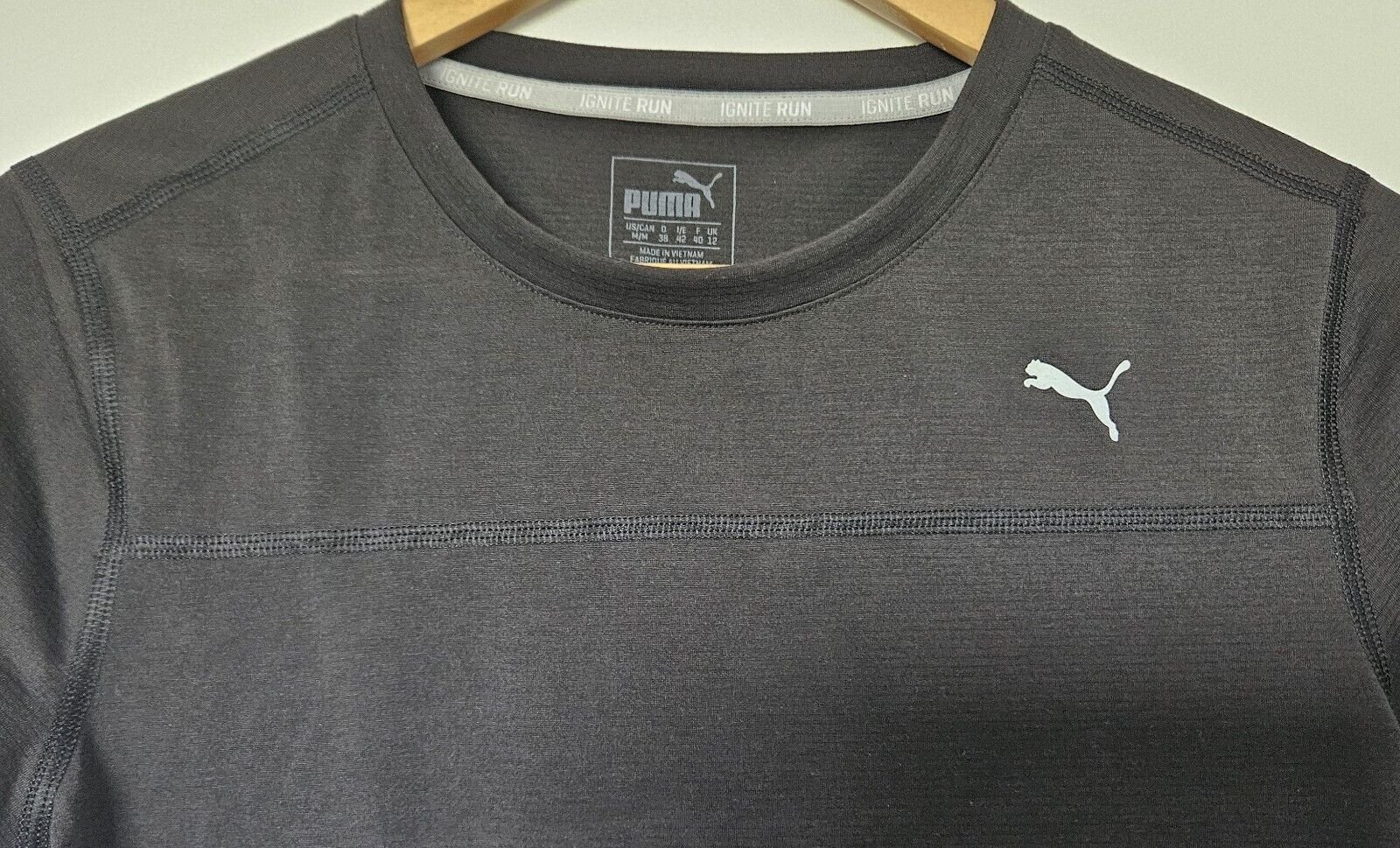 PUMA Ignite Run Damen Sport T-Shirt Schwarz Gr. 38 Fitness Dry Cell