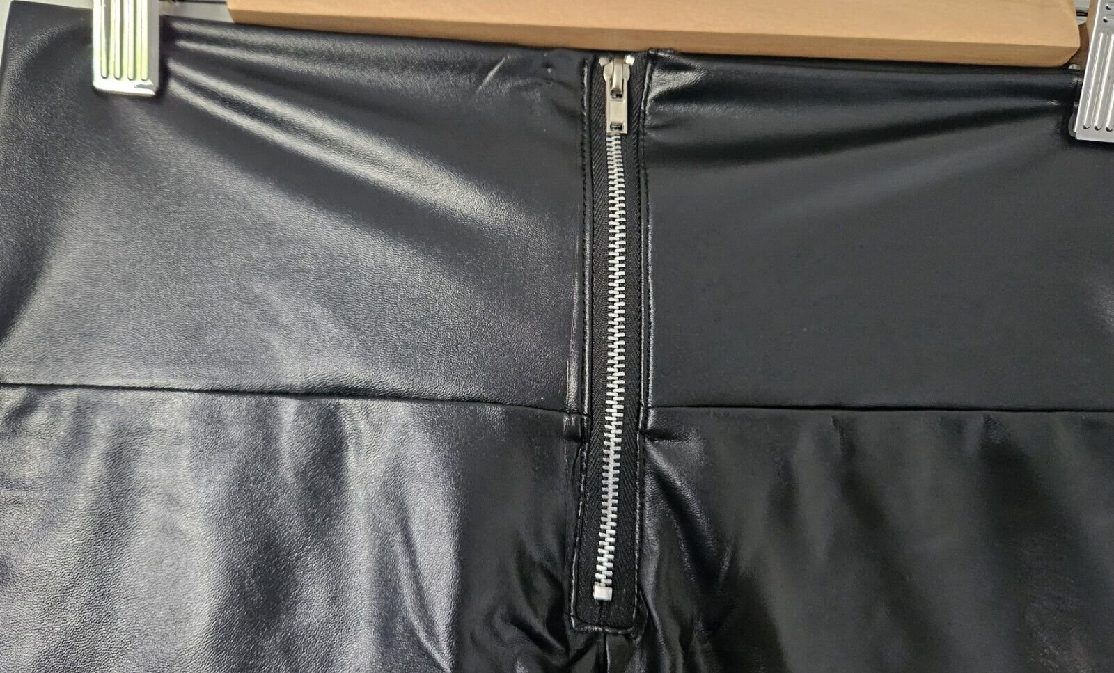 High Waist Leggings Lederoptik Gr. L (MELLIEX) NEU/OVP schwarz