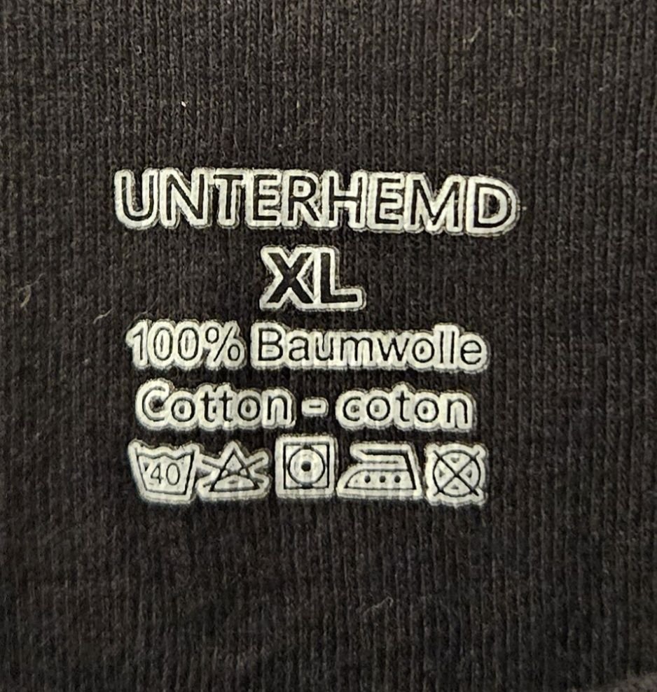 FALARY - Herren Sport Tank Top Gr. XL schwarz - Baumwolle Unterhemd Muskelshirt