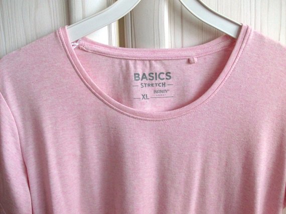 ungetragen: rosa infinity woman Basics Stretch Damen XL T-Shirt aus tollem, dickeren Stoff, Shirt mit kurzen Ärmeln, mit schönem, bequemem Rundhalsausschnitt, sehr angenehme Stoffqualität