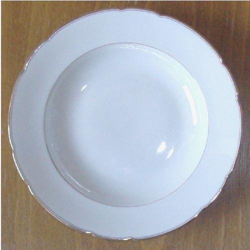 Von KPM Fürstenstein (= Rosenthal / Krister, Waldenburg, Schlesien, 1925 bis 1945) = Königliche Porzellanmanufaktur: antikes Porzellan  11 (elf Stück) schöne tiefe Teller (= Suppenteller, auch als Tafelteller nutzbar