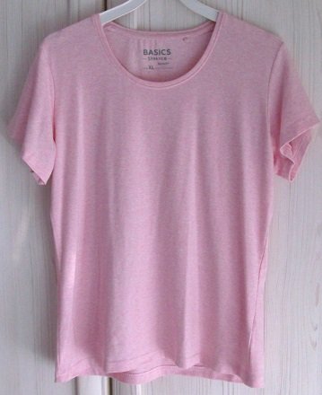 ungetragen: rosa infinity woman Basics Stretch Damen XL T-Shirt aus tollem, dickeren Stoff, Shirt mit kurzen Ärmeln, mit schönem, bequemem Rundhalsausschnitt, sehr angenehme Stoffqualität
