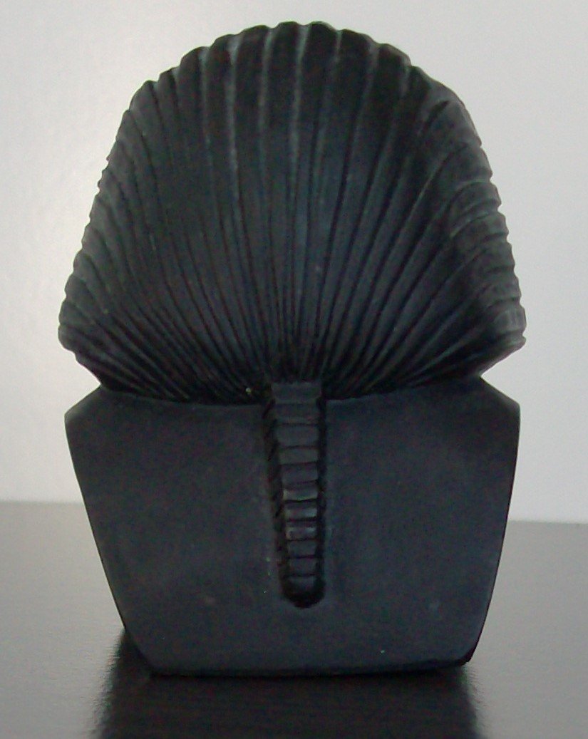 Ägypten-Replik-Skulptur Tutanchamum = der legendäre Kinds-Pharao des alten Ägypten Farbe: schwarz, Ägypten Replik Figur Deko Statue Skulptur Büste schwarz
