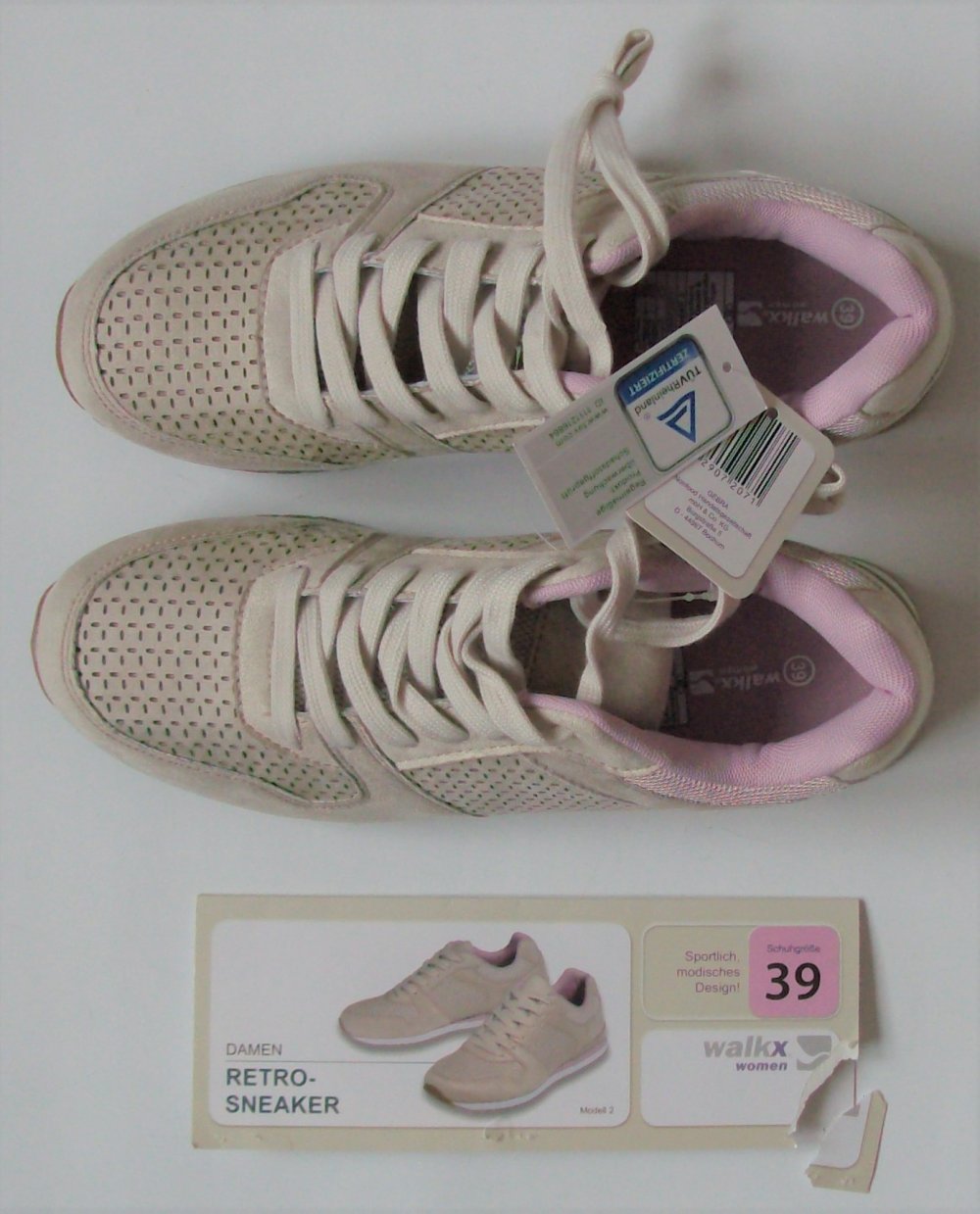 neu! toll Damen Retro Sneaker Walkx Women 70er/80er Jahre,Gr. 38 / 39 ungetragen
