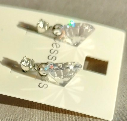sehr edel funkelnd Glitzer Ohrringe Kristall Braut accessories Hochzeitsschmuck Brautohrringe Partyohrringe