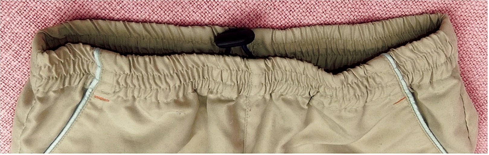 Jungen-Kinder-Hose von Port Louis kids - Gefüttert mit oberem Stretchband - Gr. 116 - gelblich