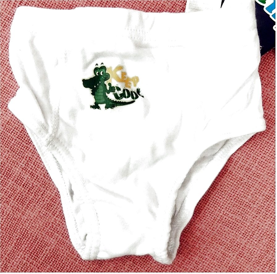 3er Set Jungen Slips Gr. 98 / 104 - mit Dino-Motiven