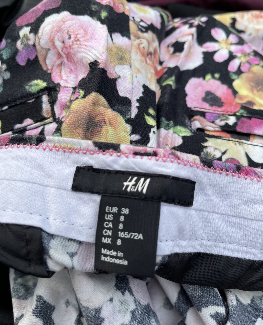 H&M Slacks HOSE Blumenhose allover MILLE FLEUR Gr. 38