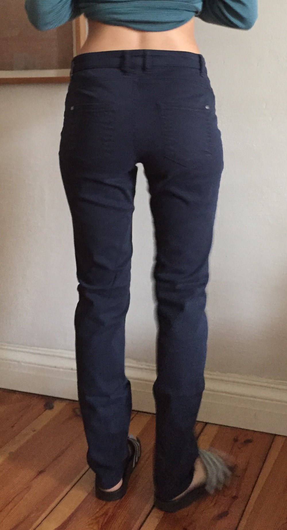PETER HAHN Basic HOSE marineblau
