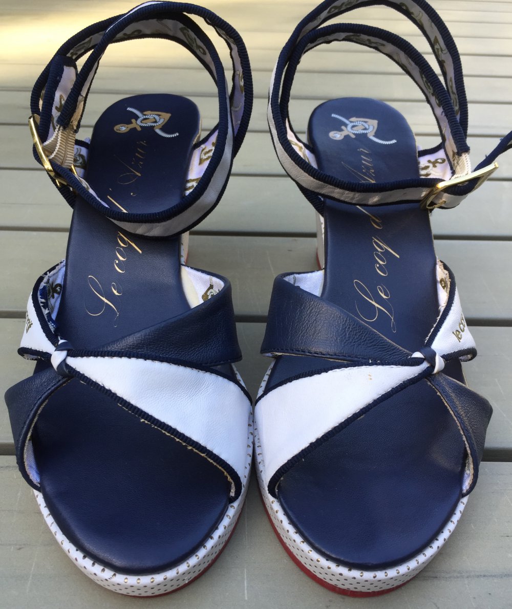 Le Coq Sportiv WEDGES Sandale Keilabsatz MARITIM Gr. 40