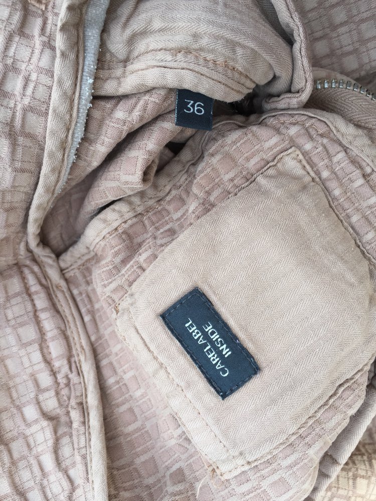 MARC O‘POLO Laxa HOSE puder beige Krawattenuster Gr. 36