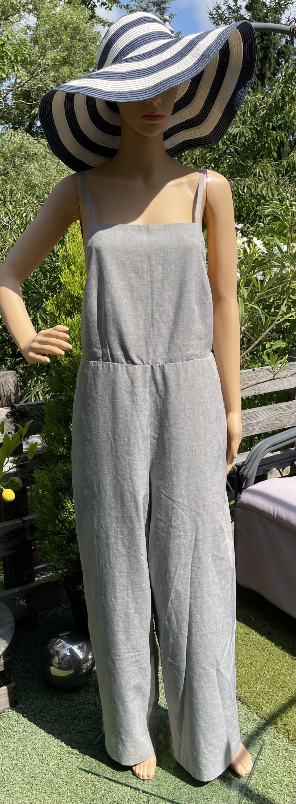 VINTAGE JUMPSUIT Einteiler LATZHOSE Gr. 44 (wie M/L)