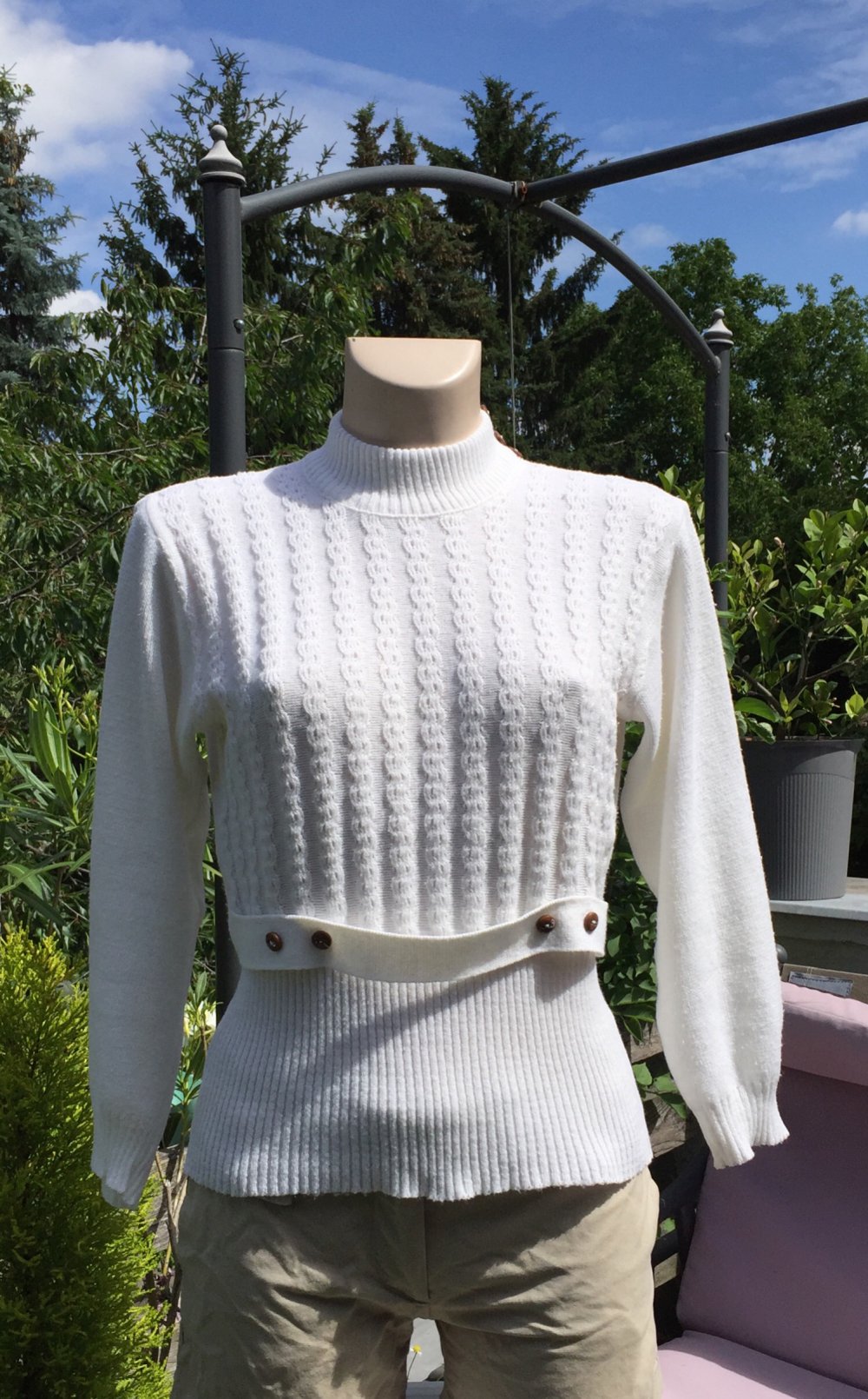 True Vintage Pulli Strickpulli Zopfmuster
