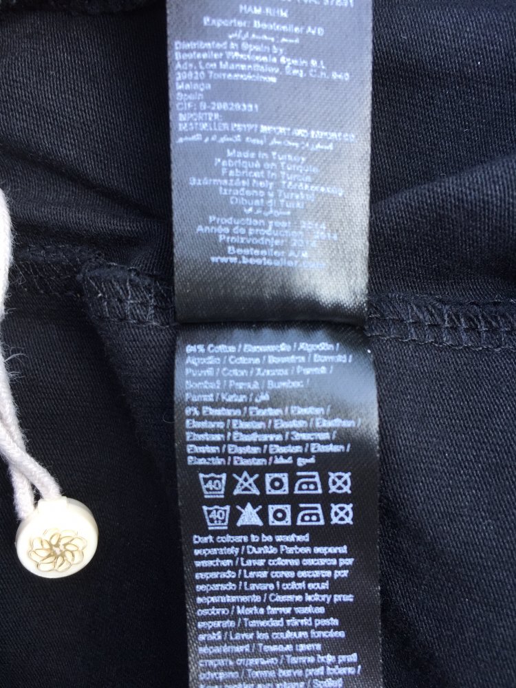 PIECES Mesella Zip LEGGINGS Gr. S