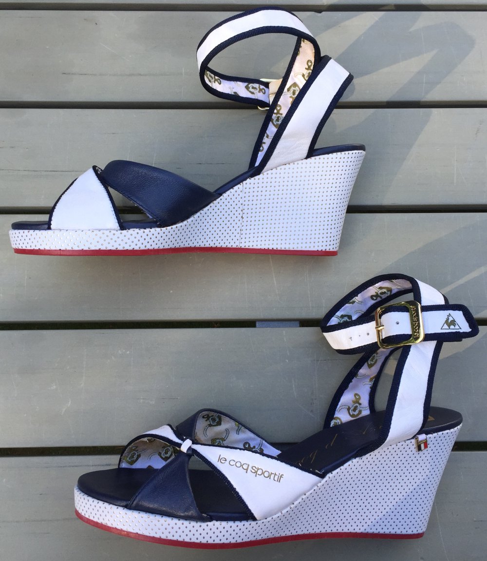 Le Coq Sportiv WEDGES Sandale Keilabsatz MARITIM Gr. 40