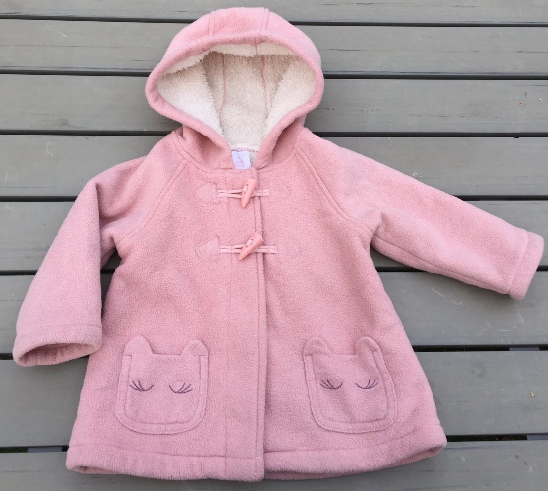 BABY CLUB Dufflecoat Katzen Jacke Mäntelchen