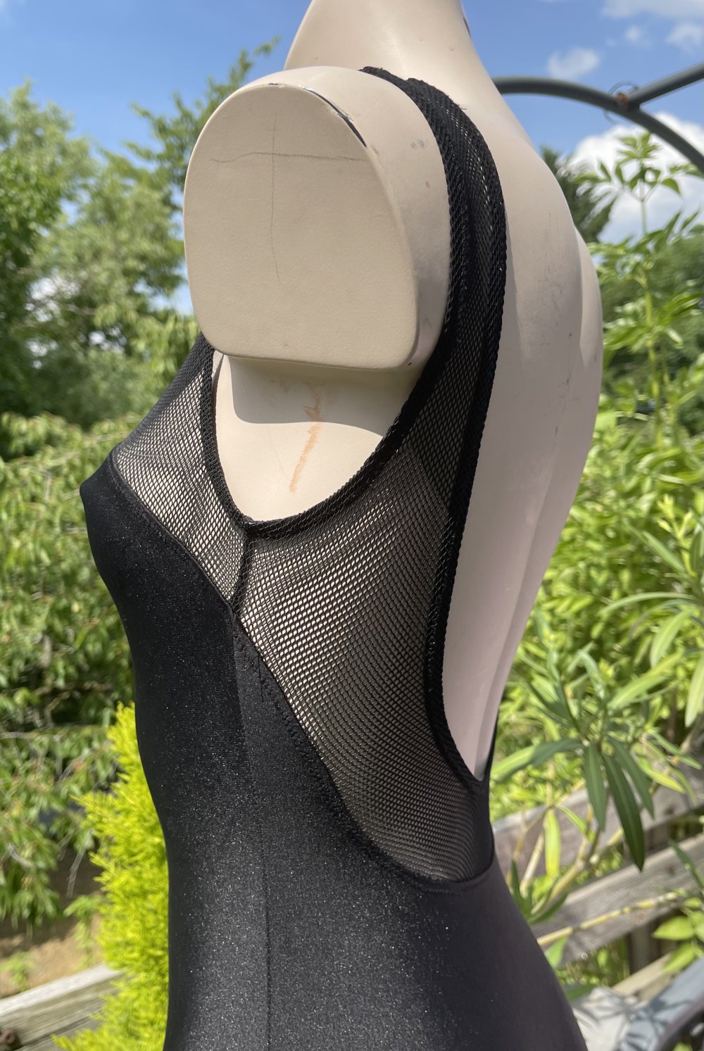 SCUBIDU Vintage BADEANZUG mit MESH Dekolleté