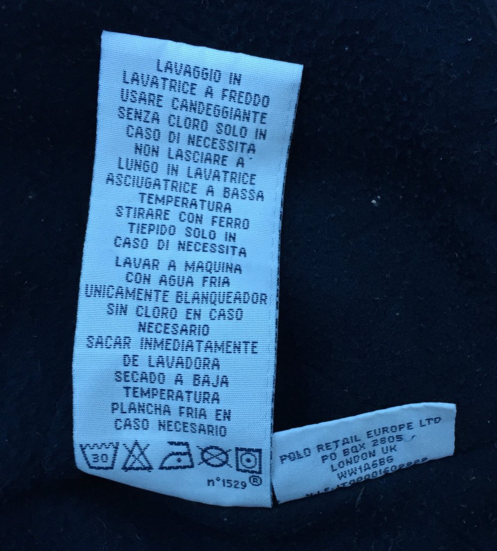 RALPH LAUREN Windbreaker COLLEGE JACKE gefüttert KAPUZE Gr. S