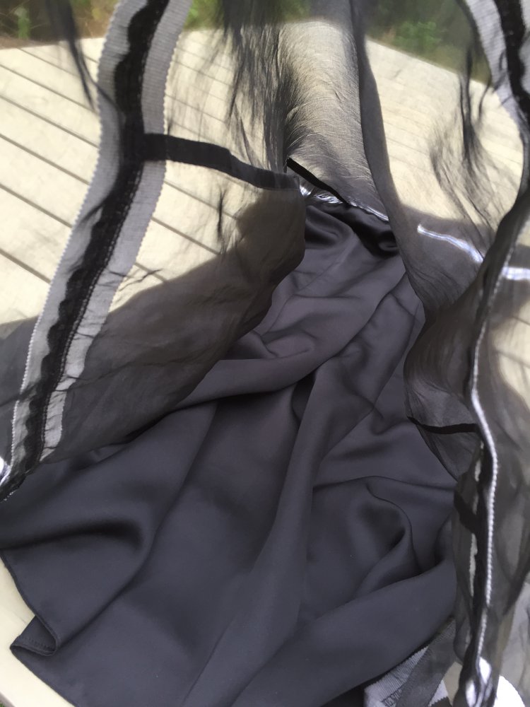 VERA MONT trägerloses COCKTAIL KLEID Seide Gr. 38