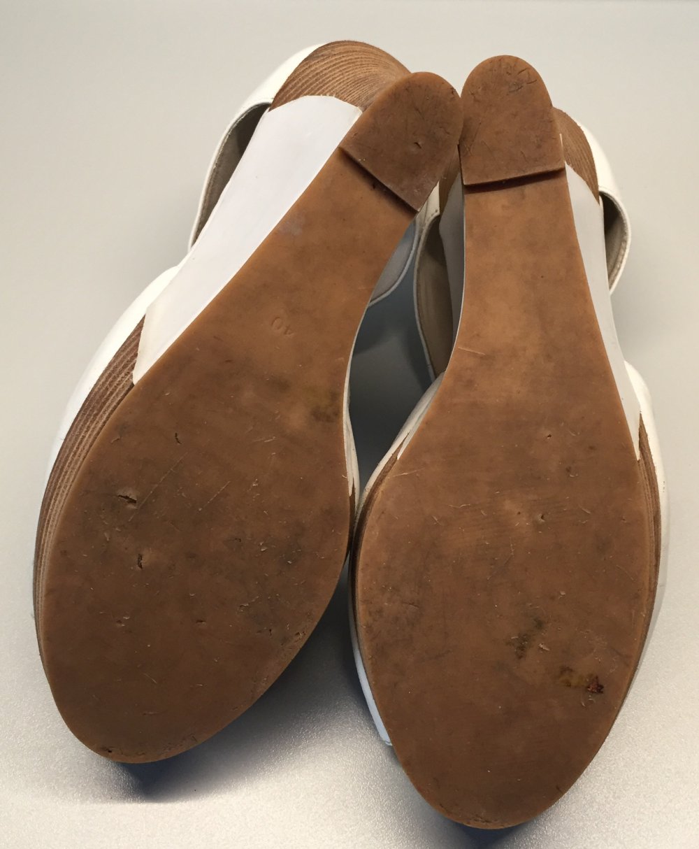 BUFFALO High Heels WEDGES Peeptoes Gr. 40