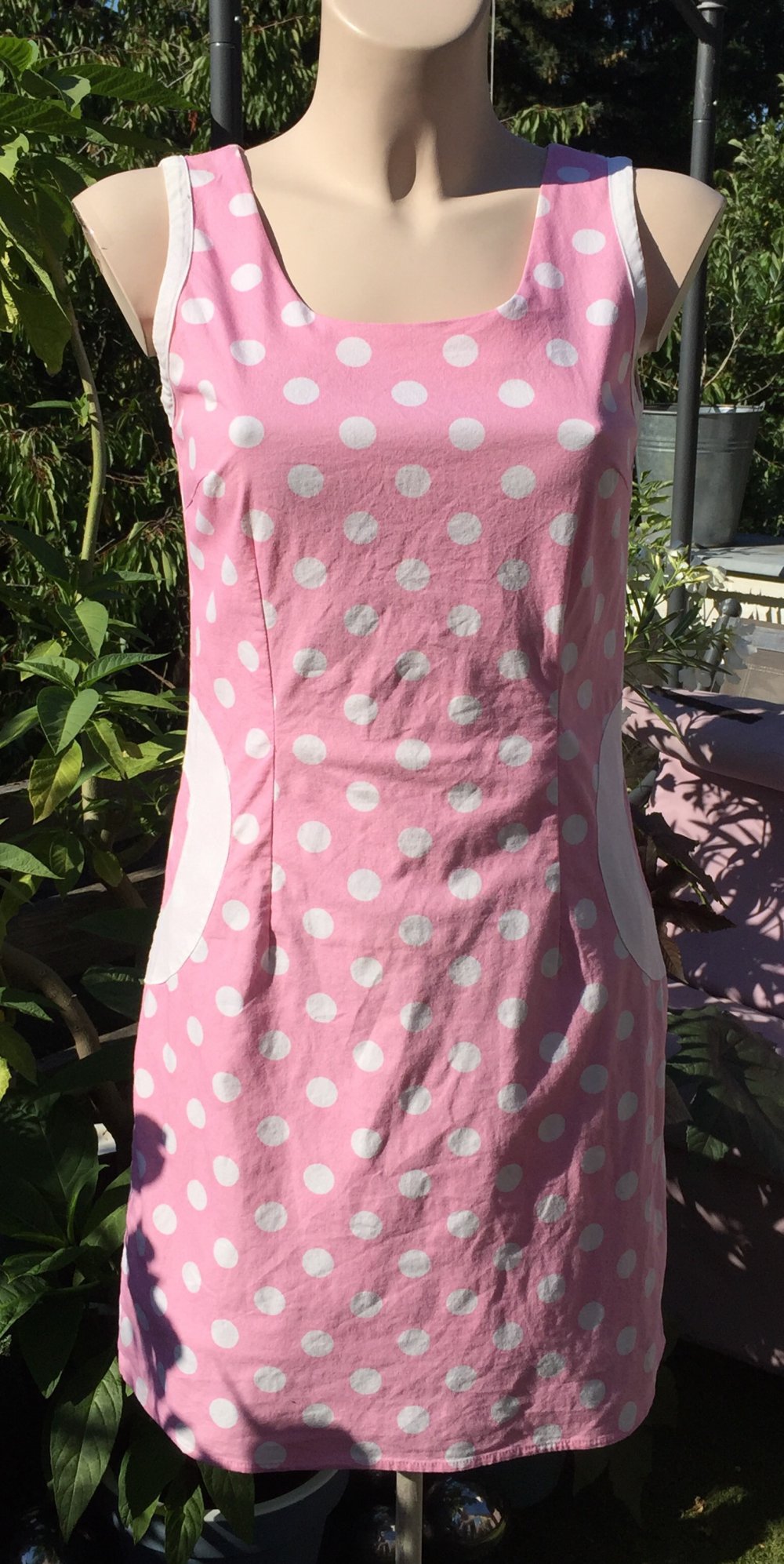 VERO MODA Etuikleid SIXTIES Punkte Gr. 36
