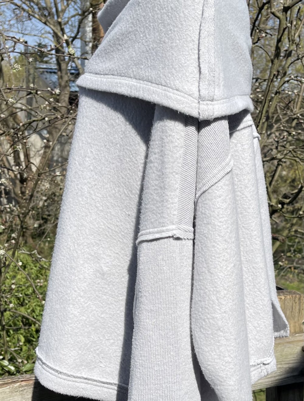 FREE PEOPLE Cape PULLI grau INSIDE OUT Gr. S