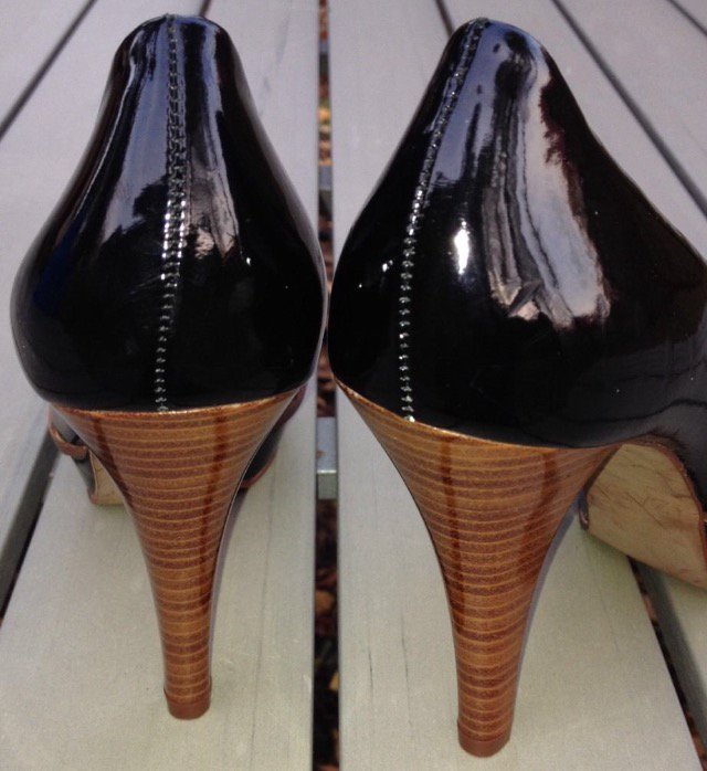 ZARA Lack Plateau PEEP TOES Gr. 37