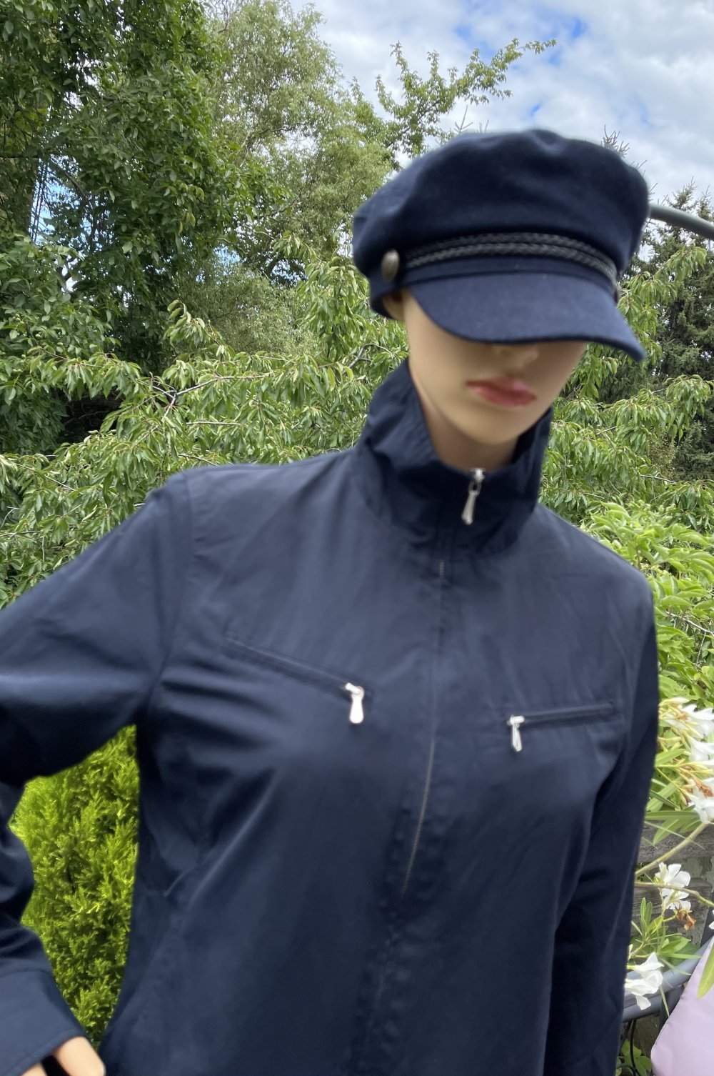 BENETTON Jacke CLEAN CHIC navyblau Gr. S