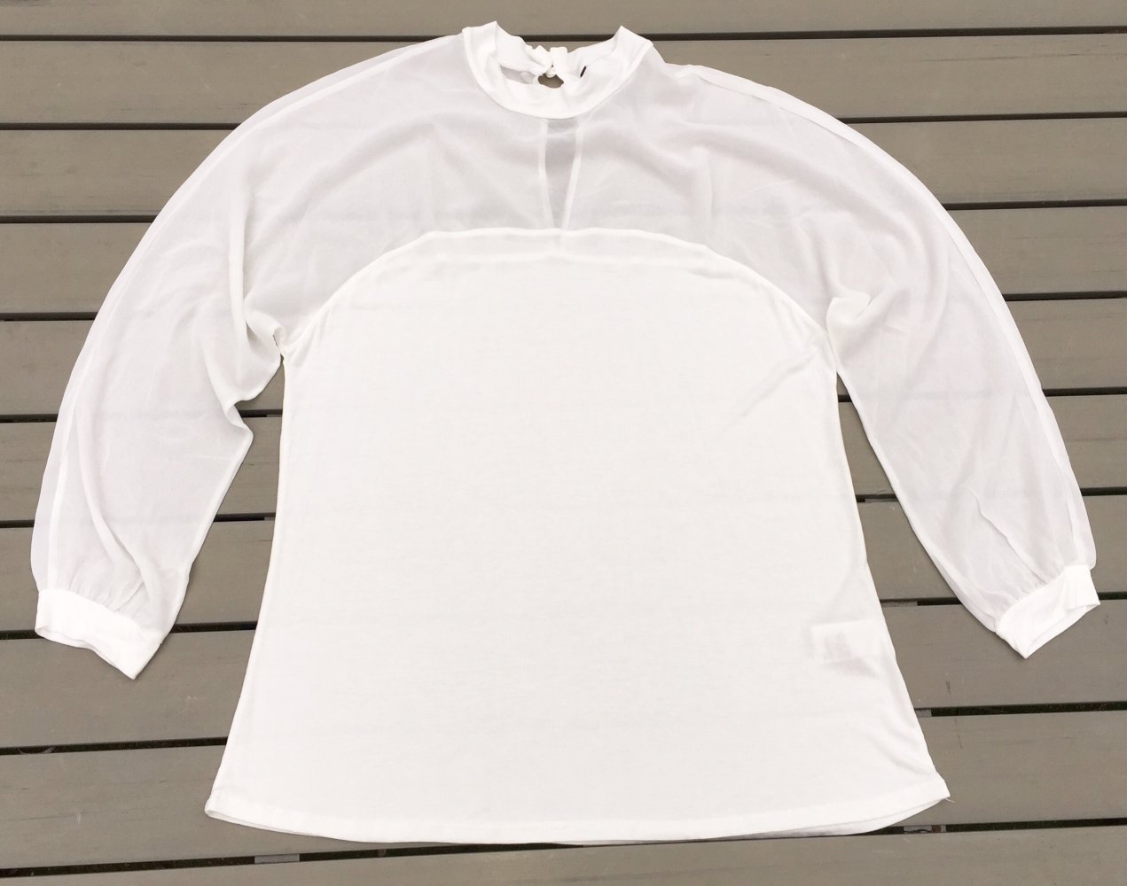 H&M Blusenshirt CHIFFON Schluse Gr. M