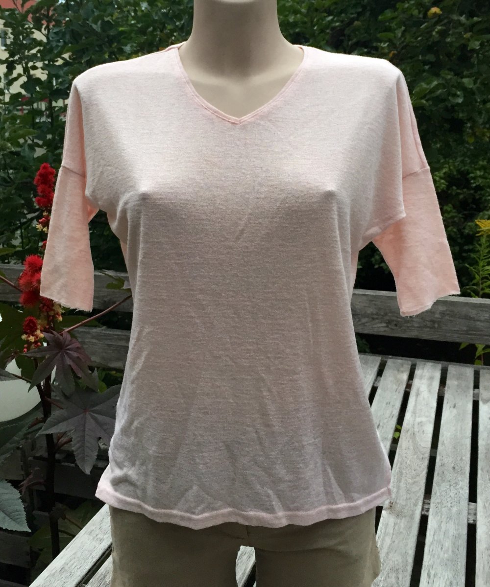 SWEEWË Paris FEINSTRICK PULLI rosé Gr. ca. S