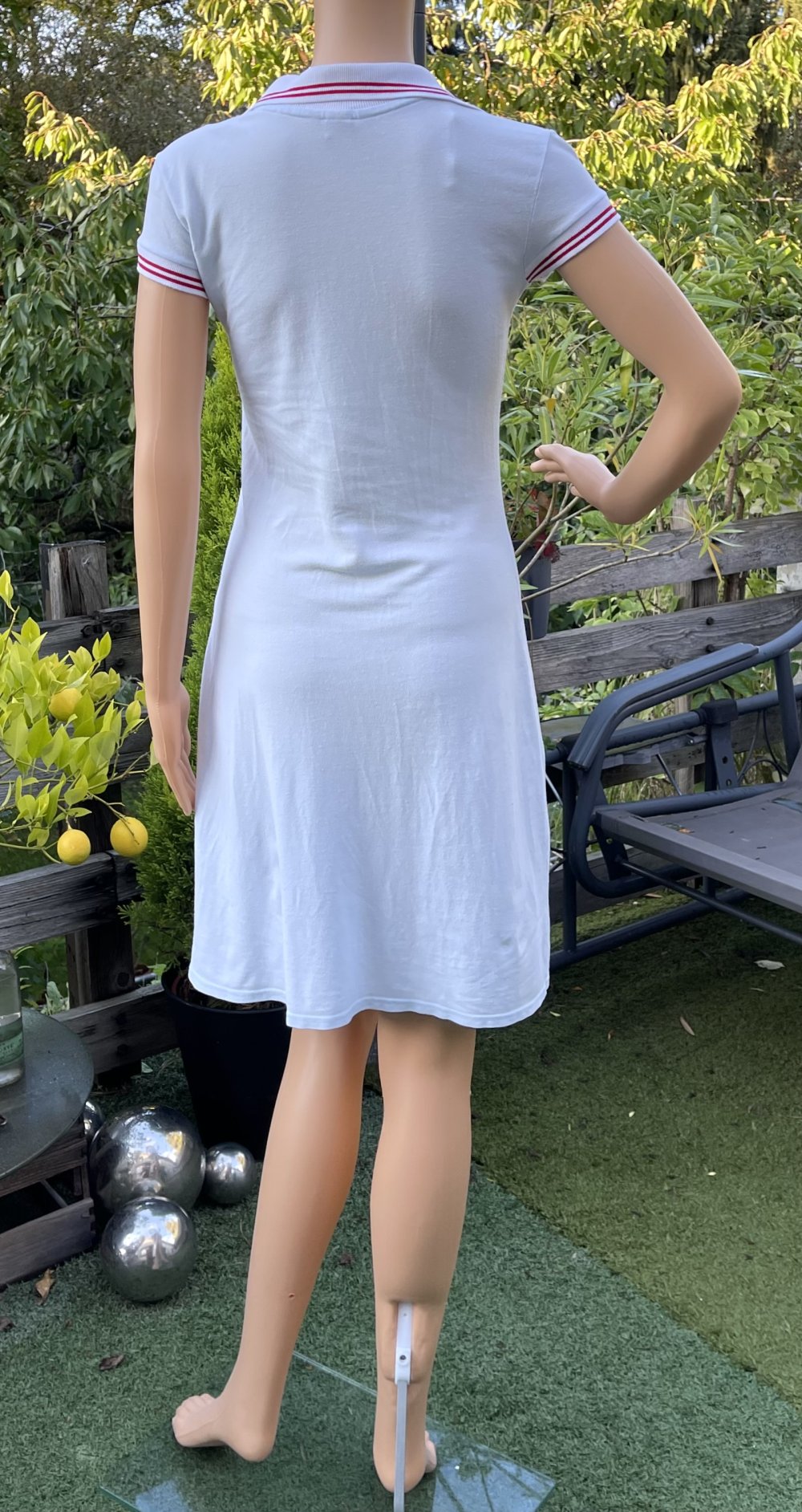 H&M Vintage POLOKLEID Skaterkleid Gr. M