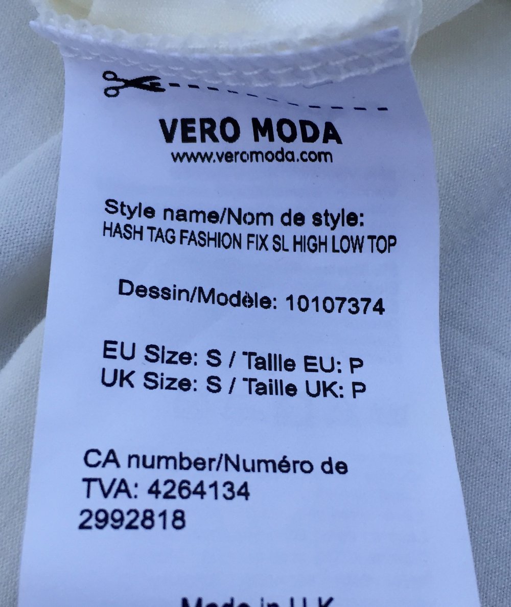 VERO MODA Tanktop Shirt Longtop #fashionfix