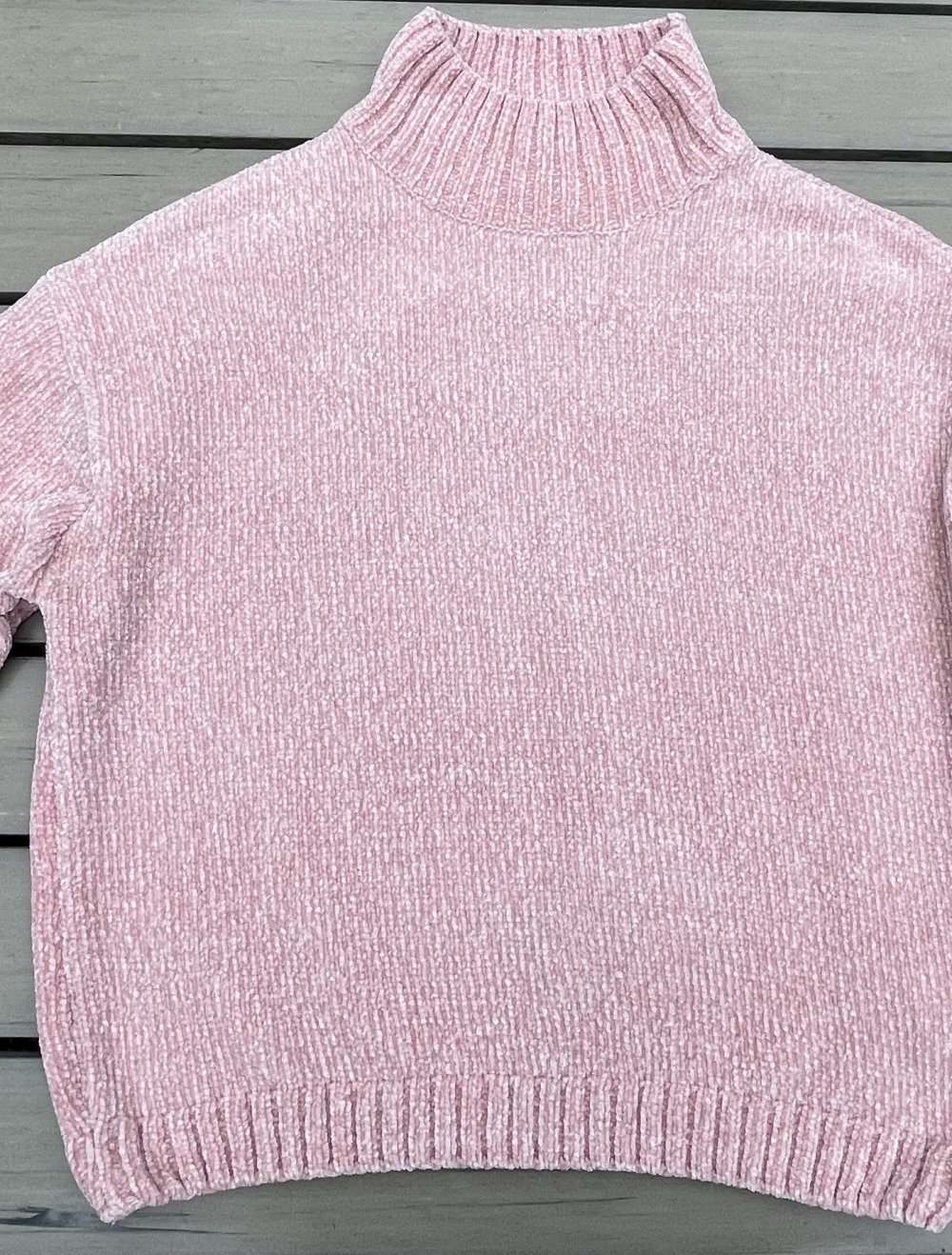 PULL & BEAR Chenille PULLOVER Rollkragen
Gr. S