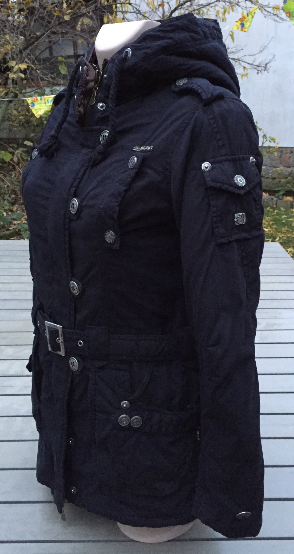 DREIMASTER Winterjacke PARKA schwarz Gr. S