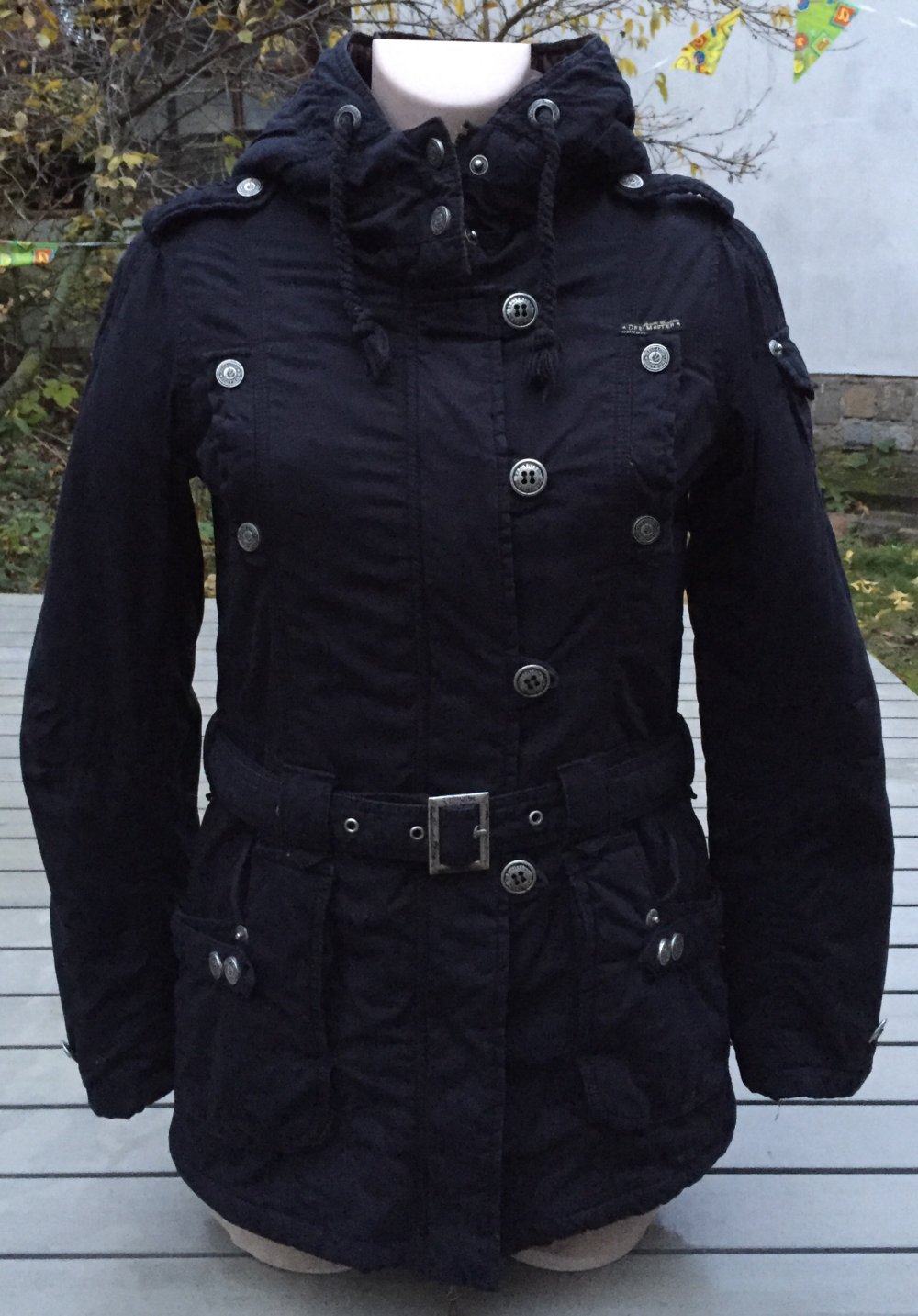 DREIMASTER Winterjacke PARKA schwarz Gr. S
