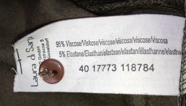 LAURA DI SARPI Shirt TANKTOP khaki Gr. M