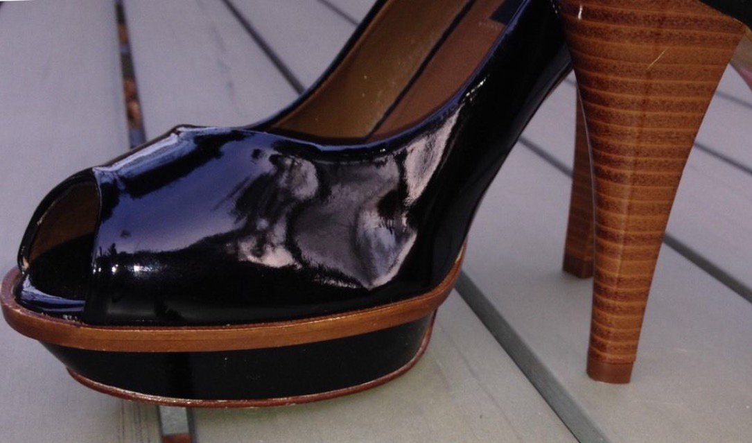 ZARA Lack Plateau PEEP TOES Gr. 37