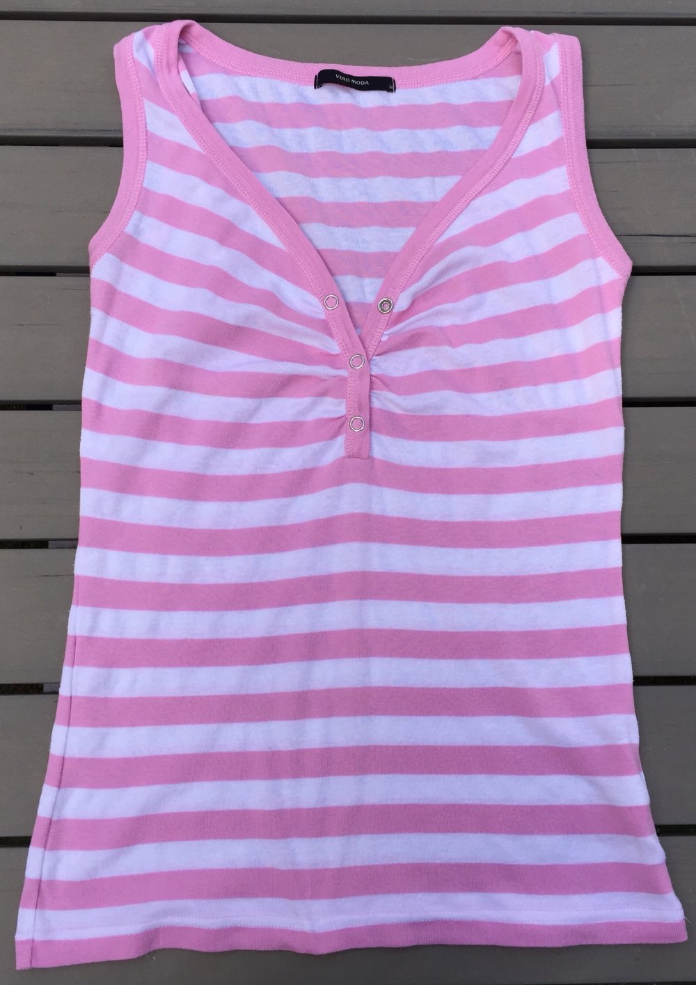VERO MODA Tanktop TOP Streifen Ringelshirt Gr. M