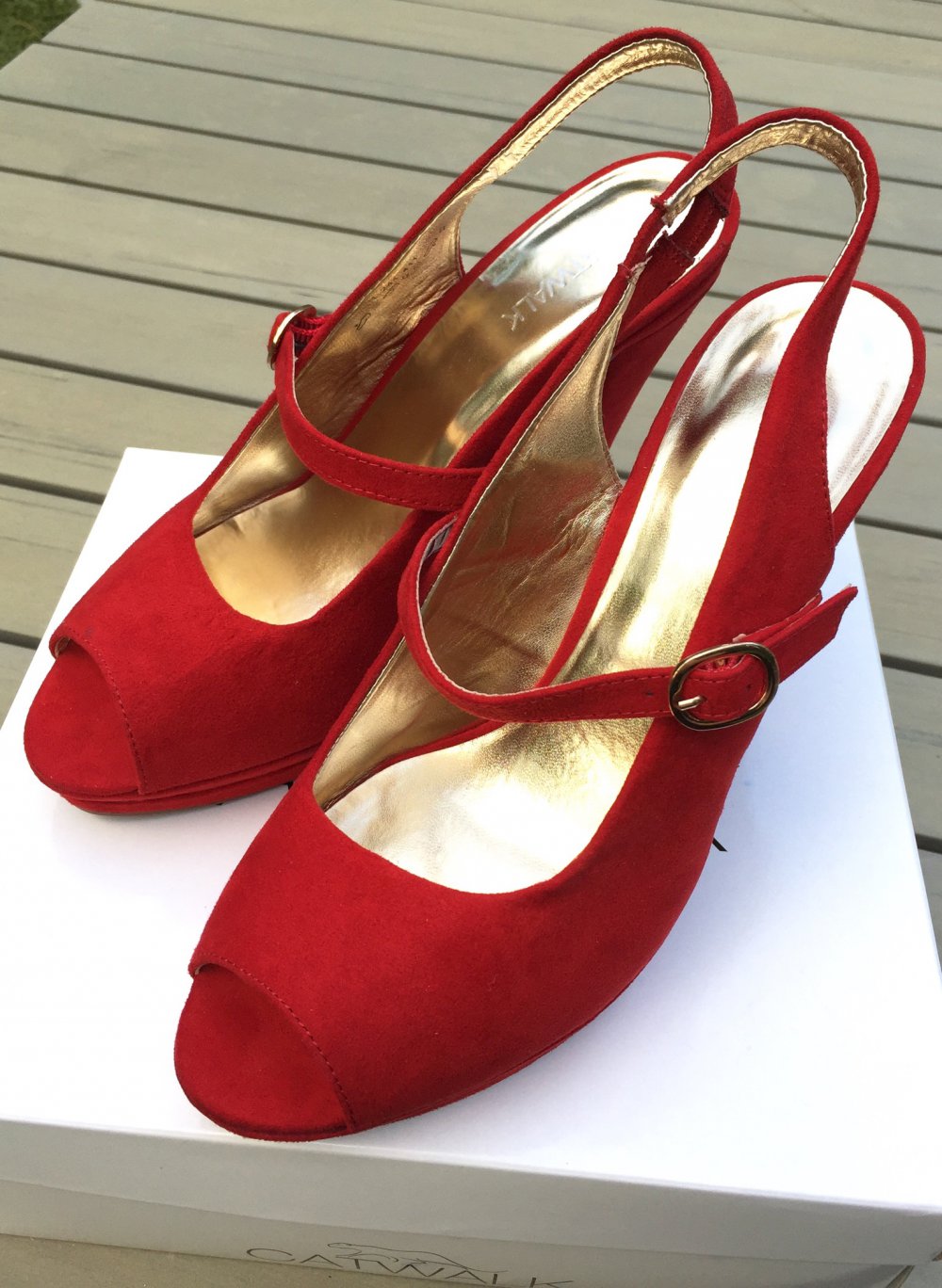 CATWALK Plateau PEEP TOES Gr. 40