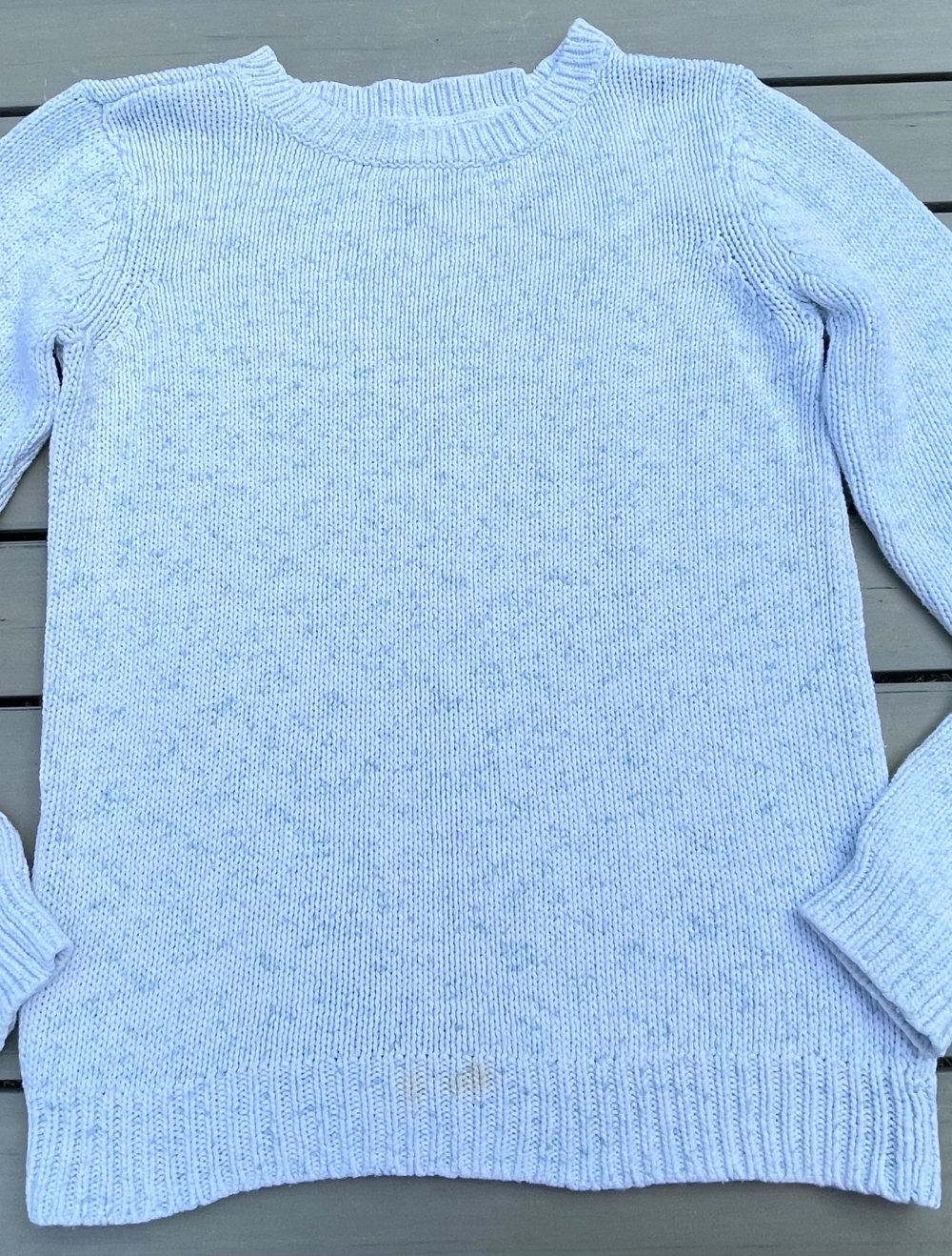 MUSTANG Strick PULLOVER aqua meliert Gr. M