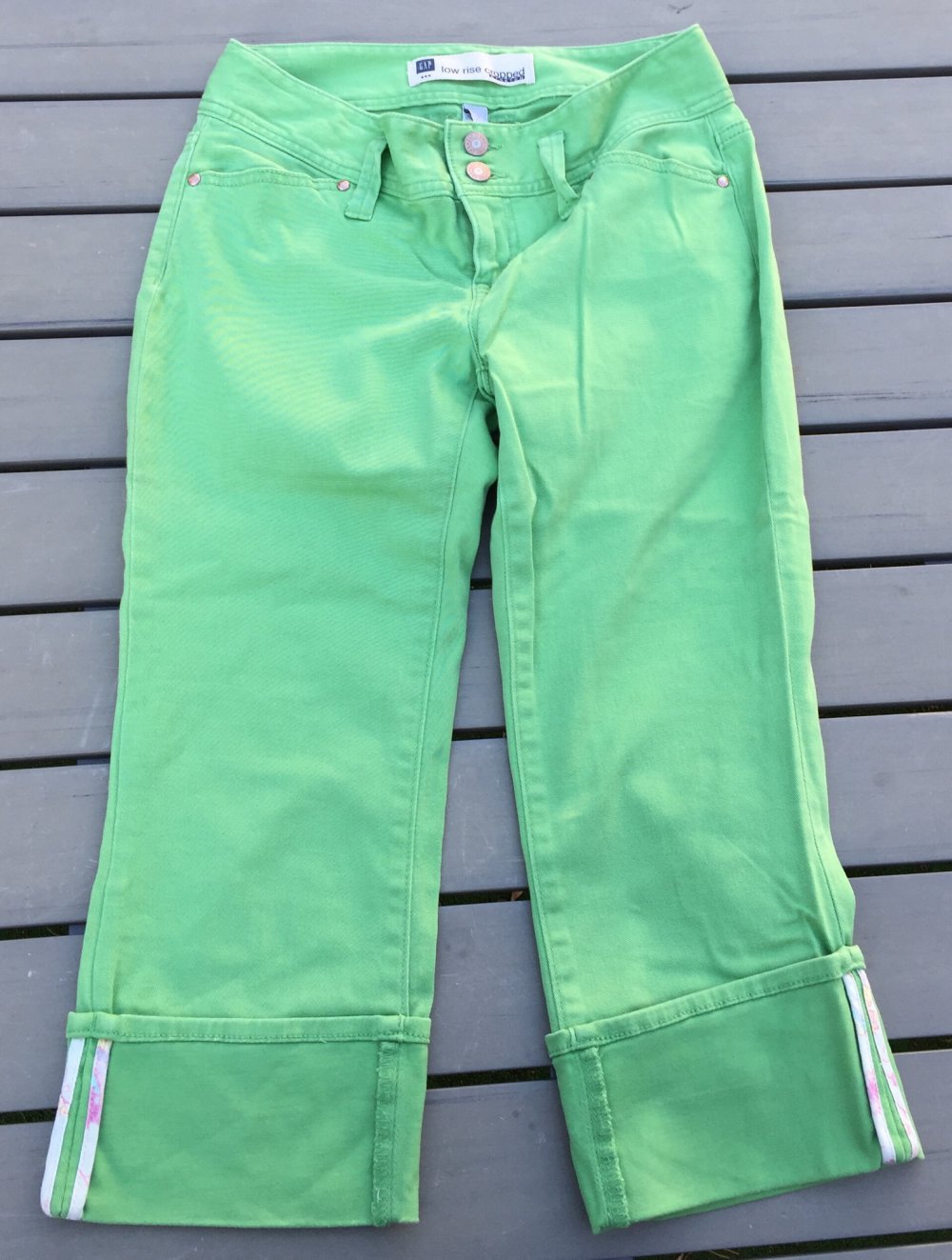 GAP Caprihose 3/4 JEANS low rise cropped stretch