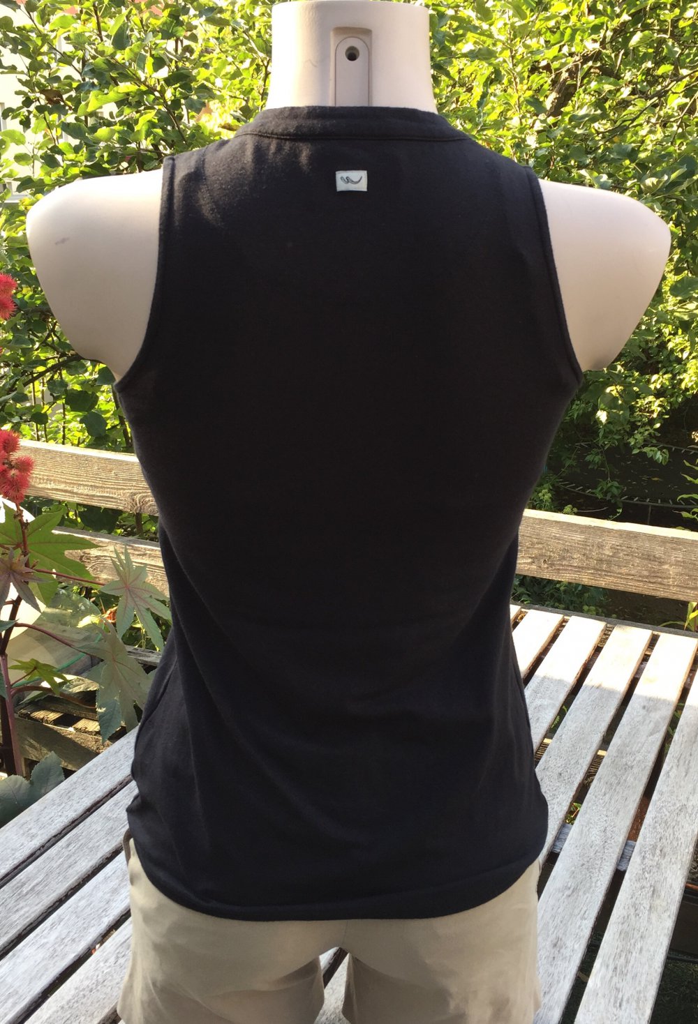 LTB Shirt TOP Blusenshirt schwarz Gr. XS