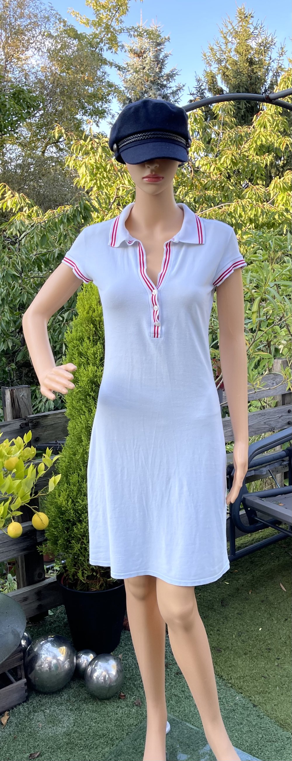 H&M Vintage POLOKLEID Skaterkleid Gr. M