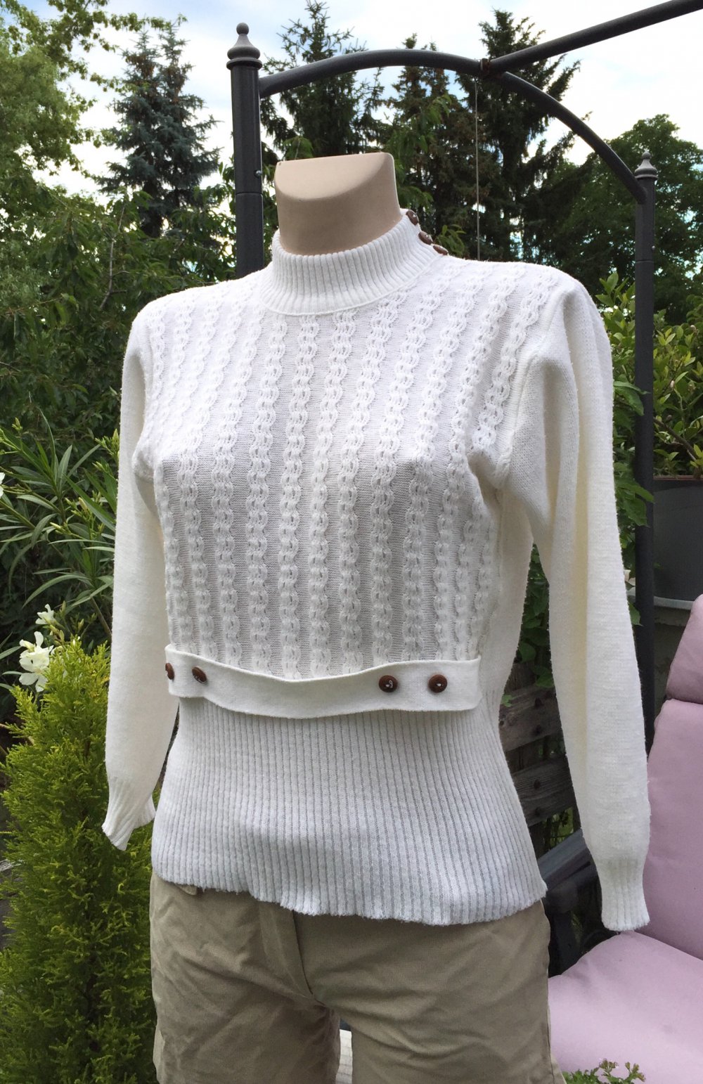 True Vintage Pulli Strickpulli Zopfmuster