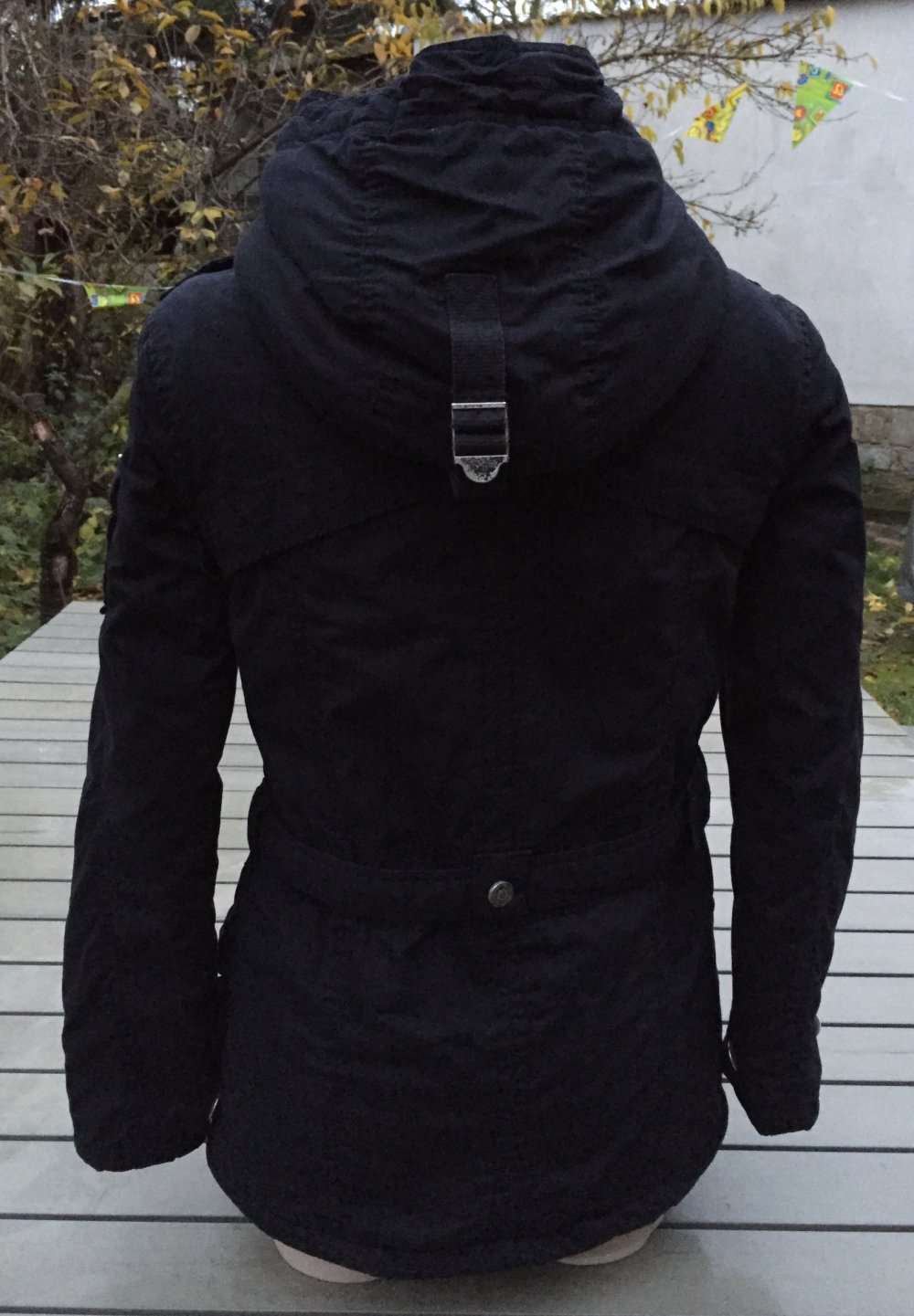 DREIMASTER Winterjacke PARKA schwarz Gr. S