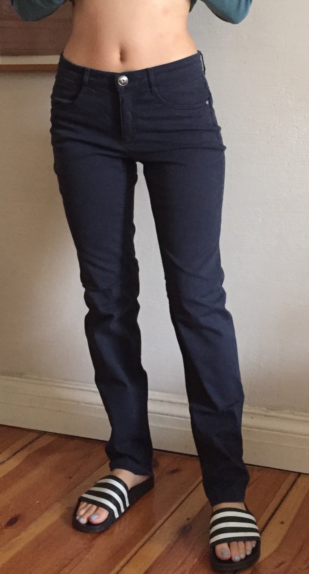 PETER HAHN Basic HOSE marineblau