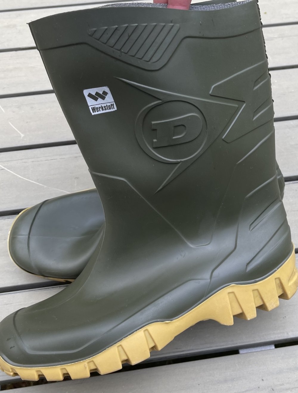 DUNLOP Gummistiefel khaki Gr. 40