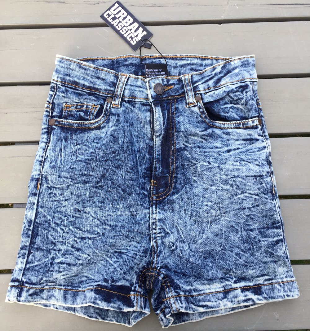 Neu: URBAN CLASSICS Highwaist SHORTS Acid Gr. 26