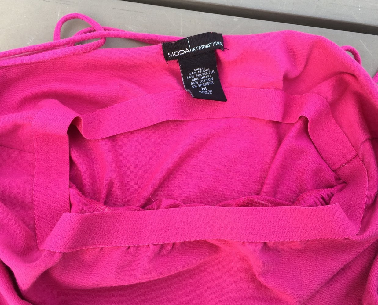 Bra Top Babydoll mit Kreuzträgern Gr. M