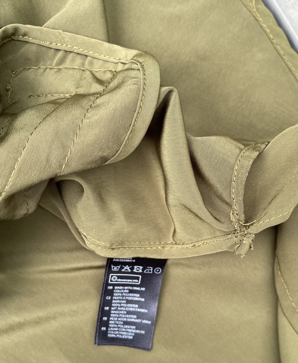 H&M CAPE JACKE Sommerjacke OVERSIZE KIMONO khaki Gr. L